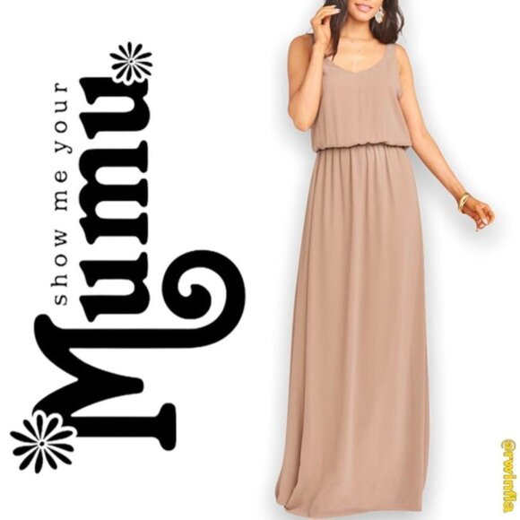 Show me Your Mumu Kendall maxi dress DUNE L - Picture 1 of 12